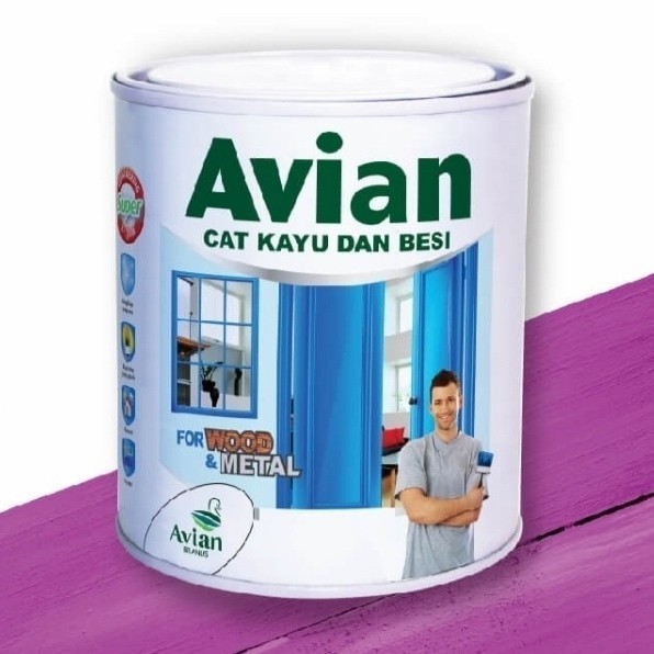VERNIS Cat Kayu/Besi AVIAN 1/2 Kg Cat AVIAN