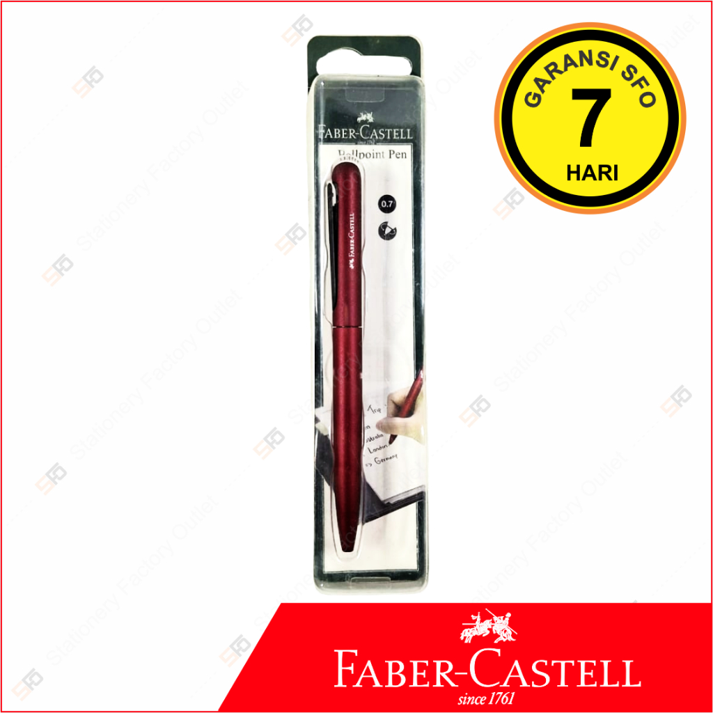 

Ballpoint Pen Aluminium Faber Castell 0.7mm - SFO Semarang Official