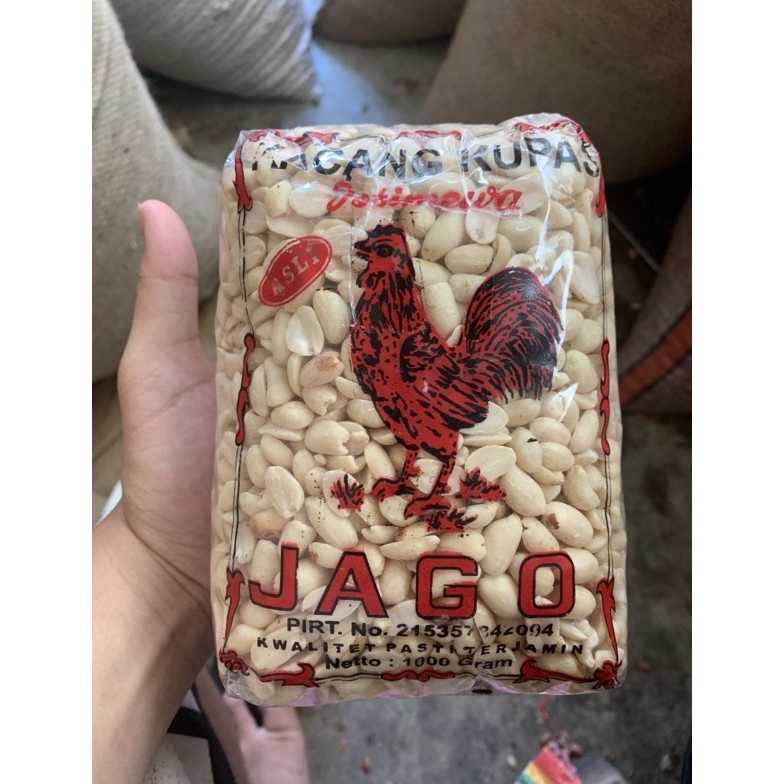 

ZVN Kacang Tanah Kupas Cap Jago 1kg ✅Super MURAH 99