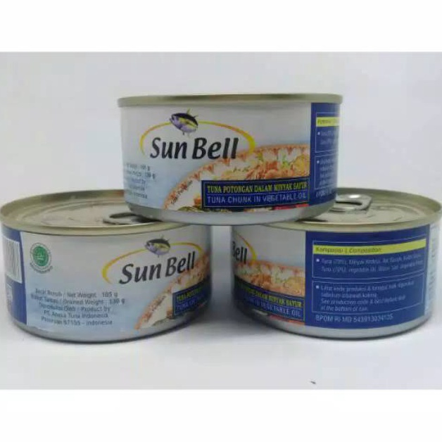 

[COD CJ90] Sunbell Tuna Vegetable oil 185 gr 57