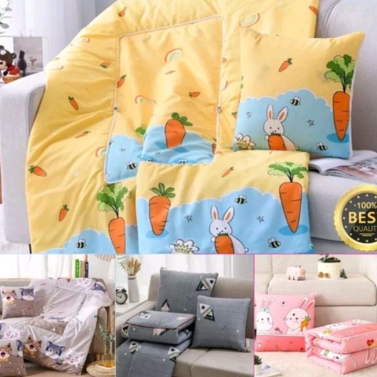 murah Bantal Selimut / BAL MUT Bantal Selimut Kepala tidur Travel dewasa Anak Bisa di lipat Bantal s