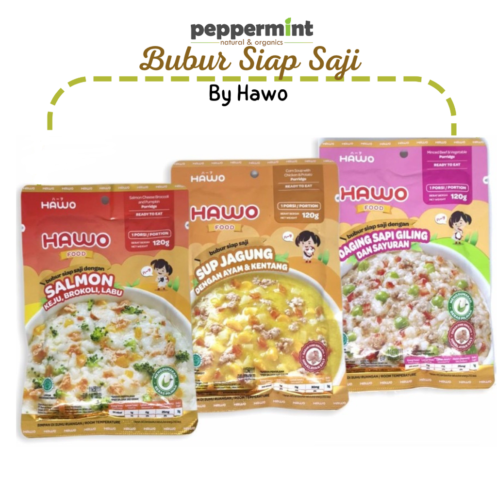 

Hawo Food Bubur Siap Saji / bubur instan 120gr