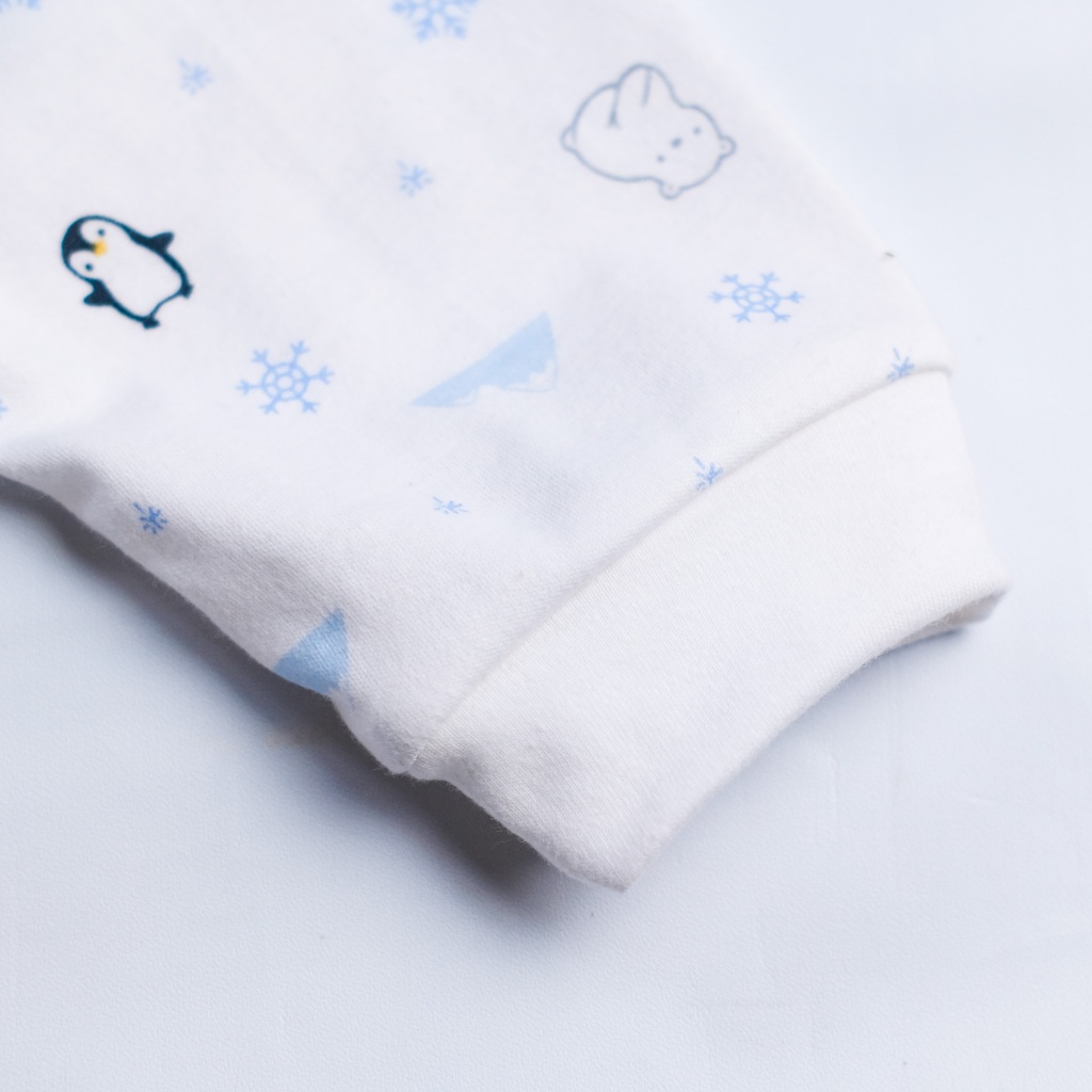 Nice Kids - ARCTIC COLLECTION Long Sleeve Baby Pajamas (Motif Piyama Bayi 0-12 Bulan) Piyama Baju Tidur Anak Bayi Newborn Pattern Motif