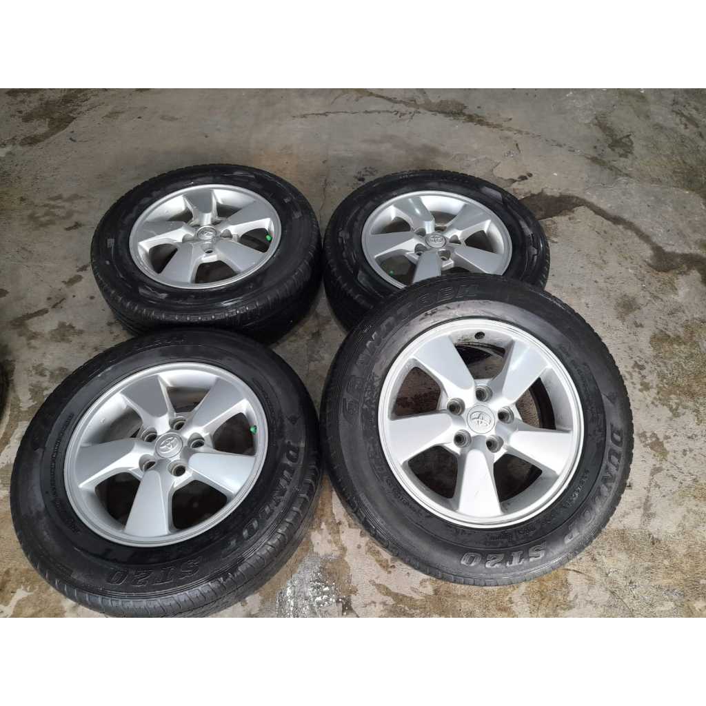 VELG MOBIL BEKAS STD RUSH R16X6,5 5X114 ET50 BAN HK(2)2018 215 65 R16