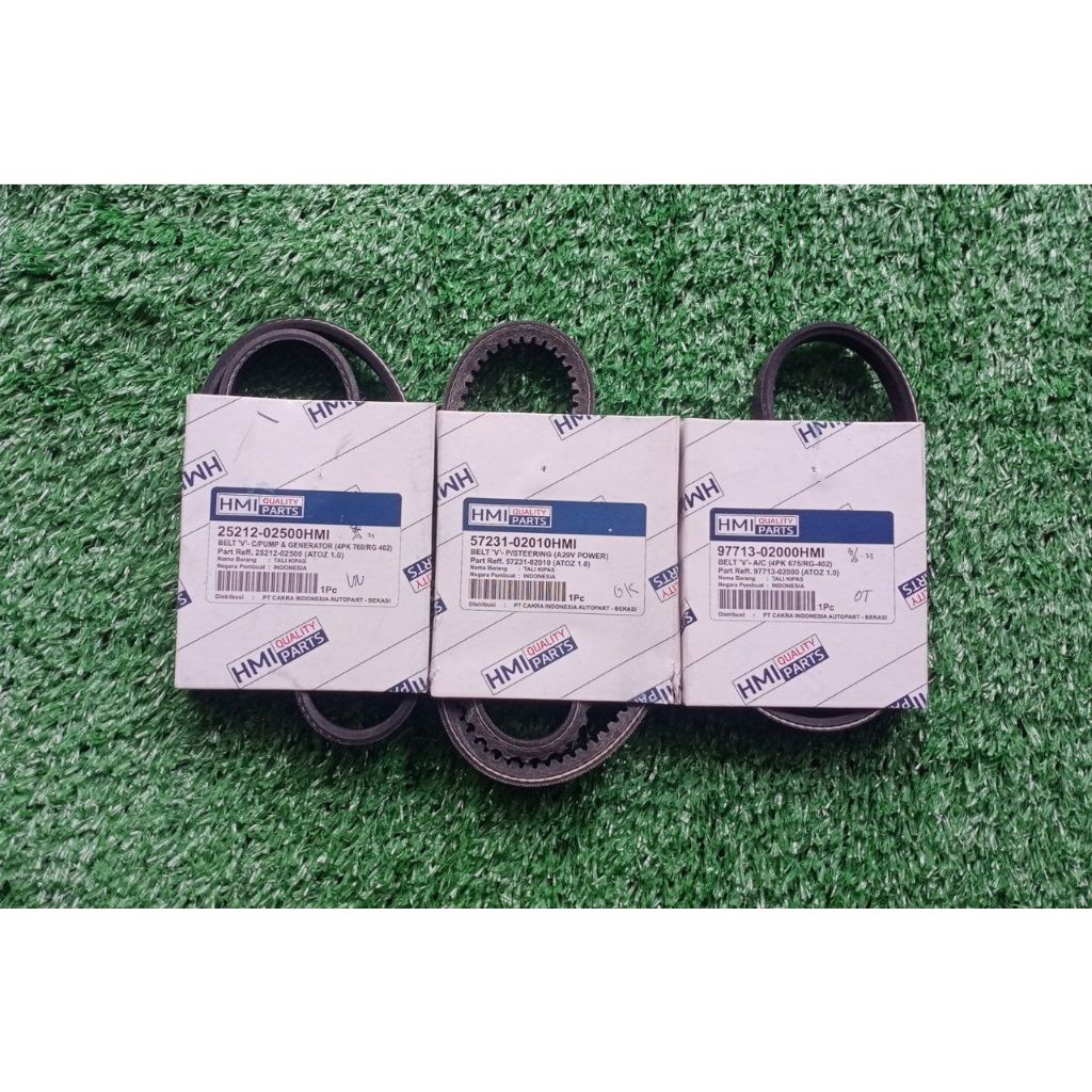 FAN BELT TALI KIPAS VBELT HYUNDAI ATOZ KIA VISTO