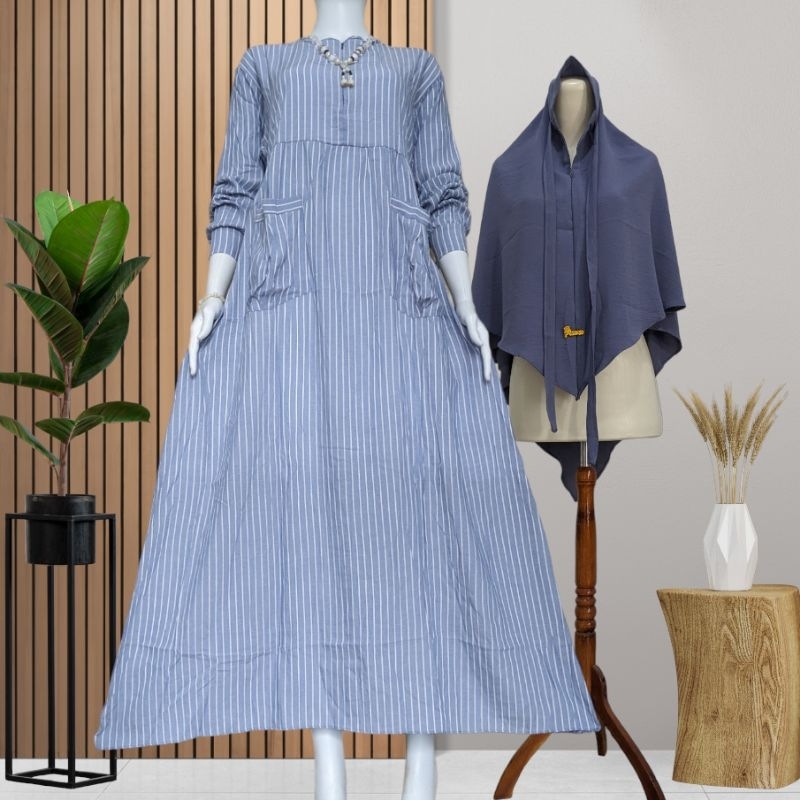 GAMIS SET HIJAB HARUKA SALUR