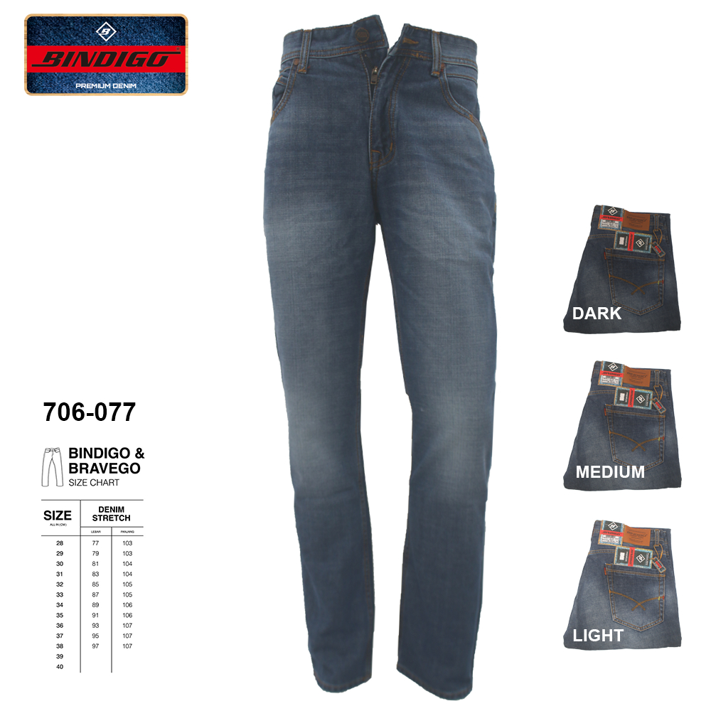 Celana Jeans Panjang - Bindigo Denim Pant - 706 077