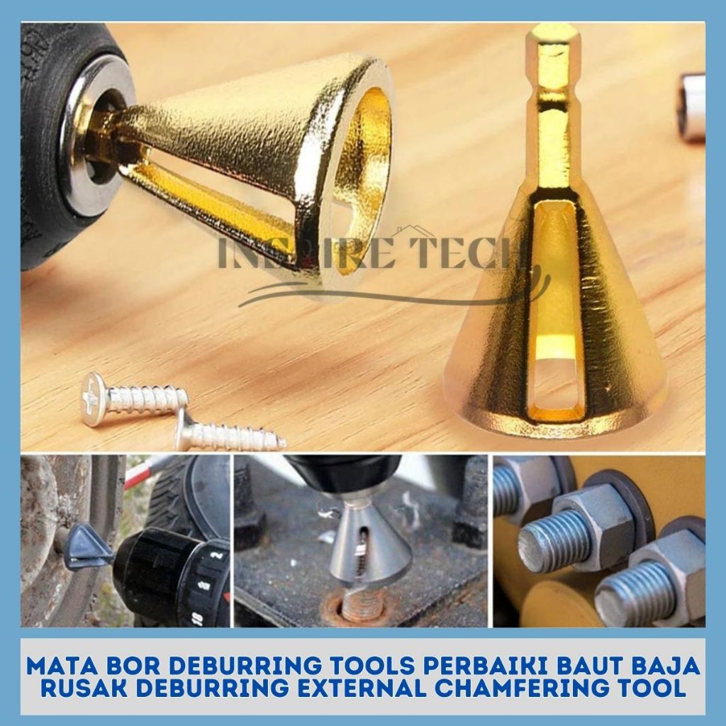 Mata Bor Deburring Tools Perbaiki Baut Baja Rusak Deburring External Chamfering Tool
