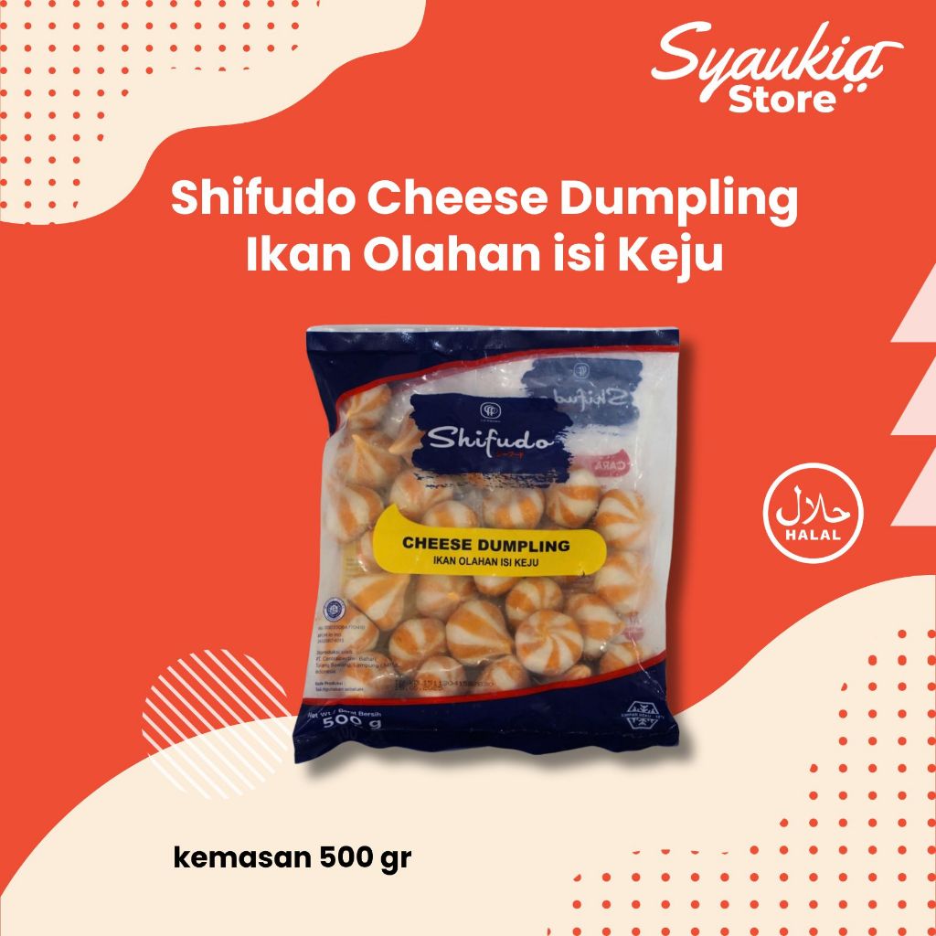 

Shifudo Dumpling Keju (Cheese Dumpling) - Berat 500 Gr