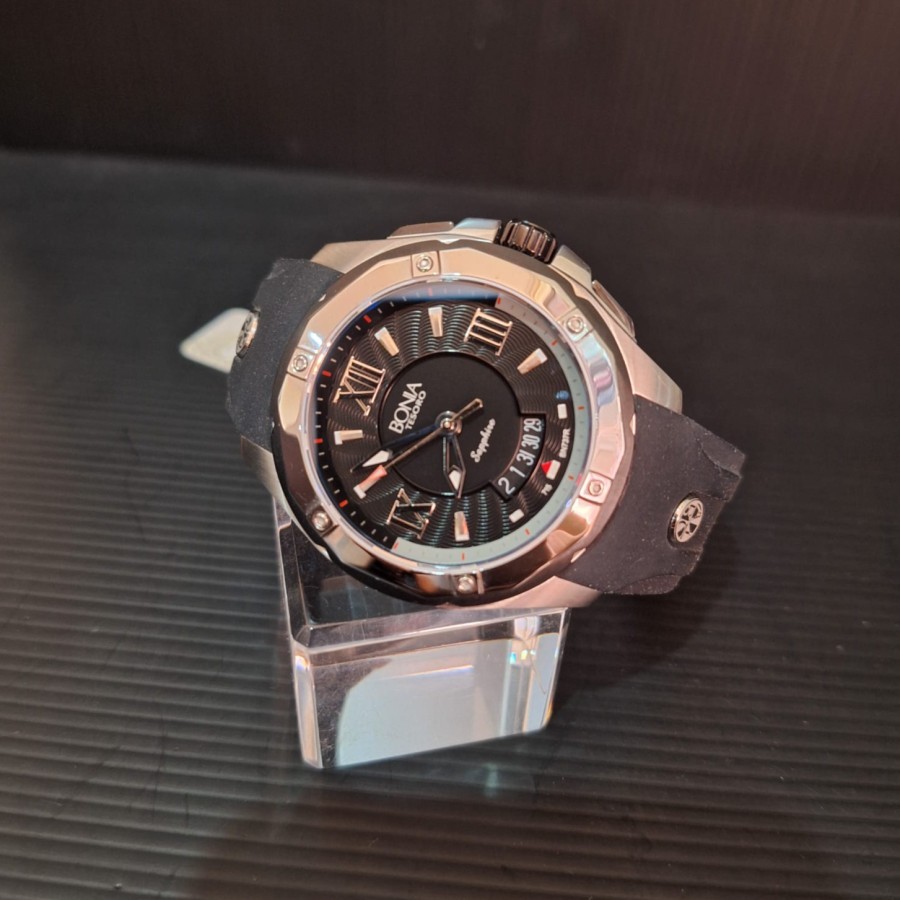 JAM TANGAN PRIA BONIA B737-1333R TESORO SAPPHIRE ORIGINAL