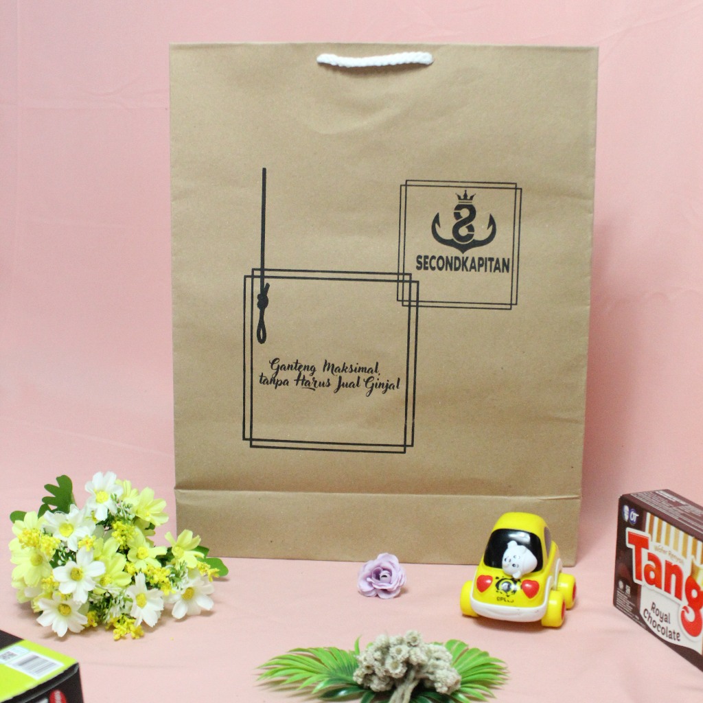 

Tas Kertas Souvenir Paper Bag Bungkus Kado Ulang Tahun Anak, Hajatan Dan Pernikahan Bisa Custom Nama Proses Cepat!!