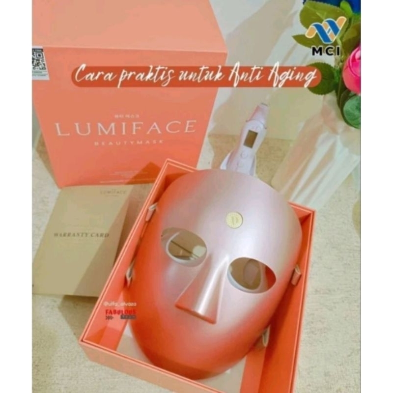 LUMIFACE BEAUTY MASK MASKER MUKA MCI ORIGINAL