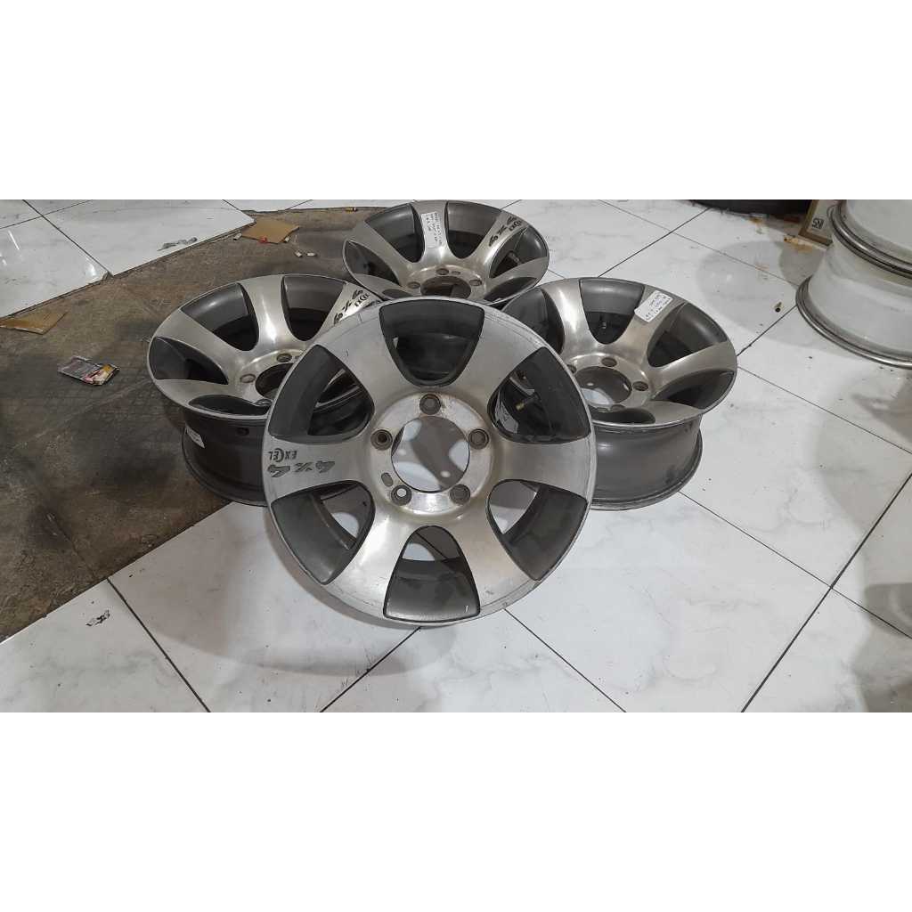 VELG RACING MOBIL MURAH UNTUK KATANA JIMMY ESCUDO EXCEL R15 X7 5X139,7ET-13 BP