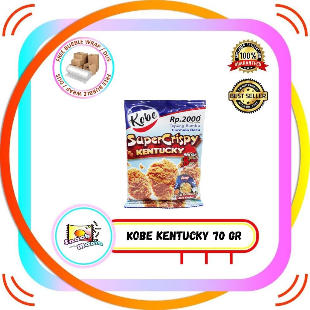 

Kobe Tepung Bumbu Super Crispy Kentucky ~ 70 gr Kobe Ayam Goreng