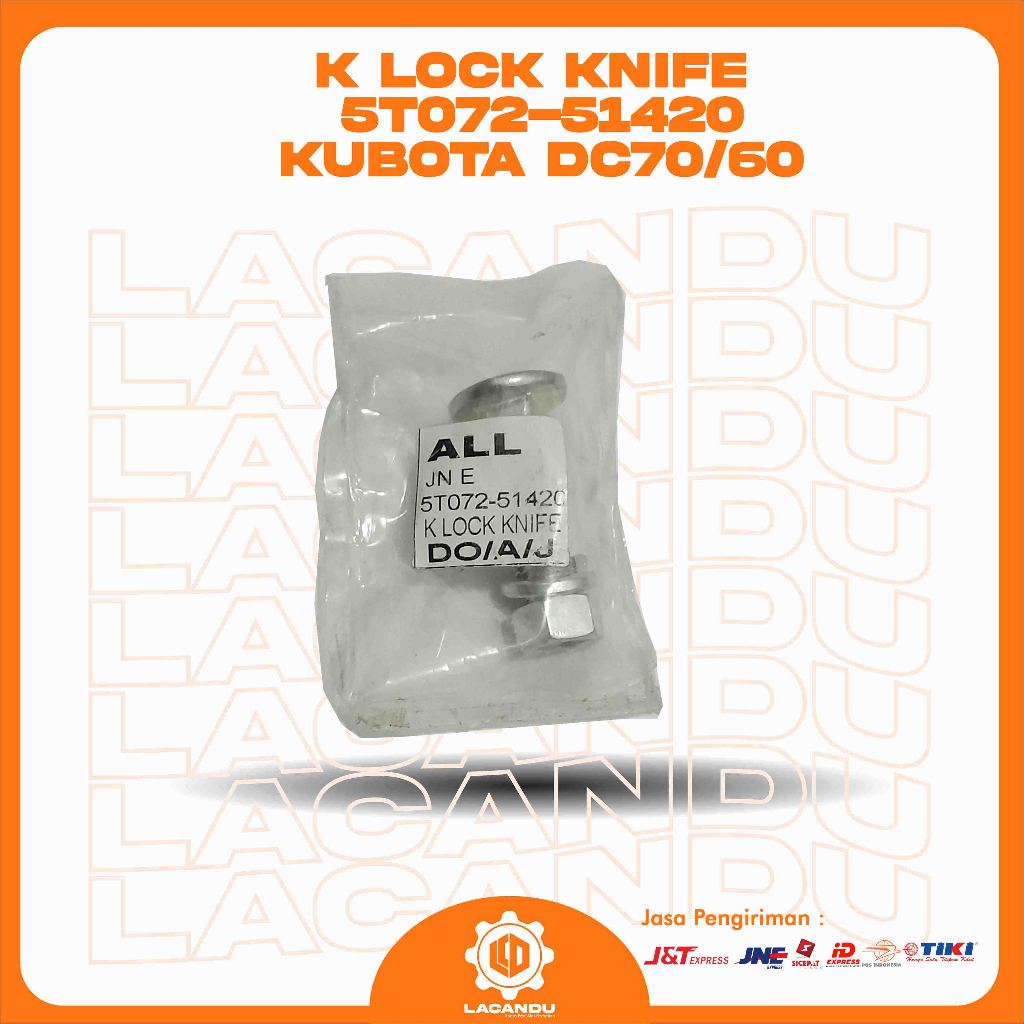 K LOCK KNIFE  5T072-51420 KUBOTA DC70/60 FOR COMBINE HARVESTER LACANDU PART