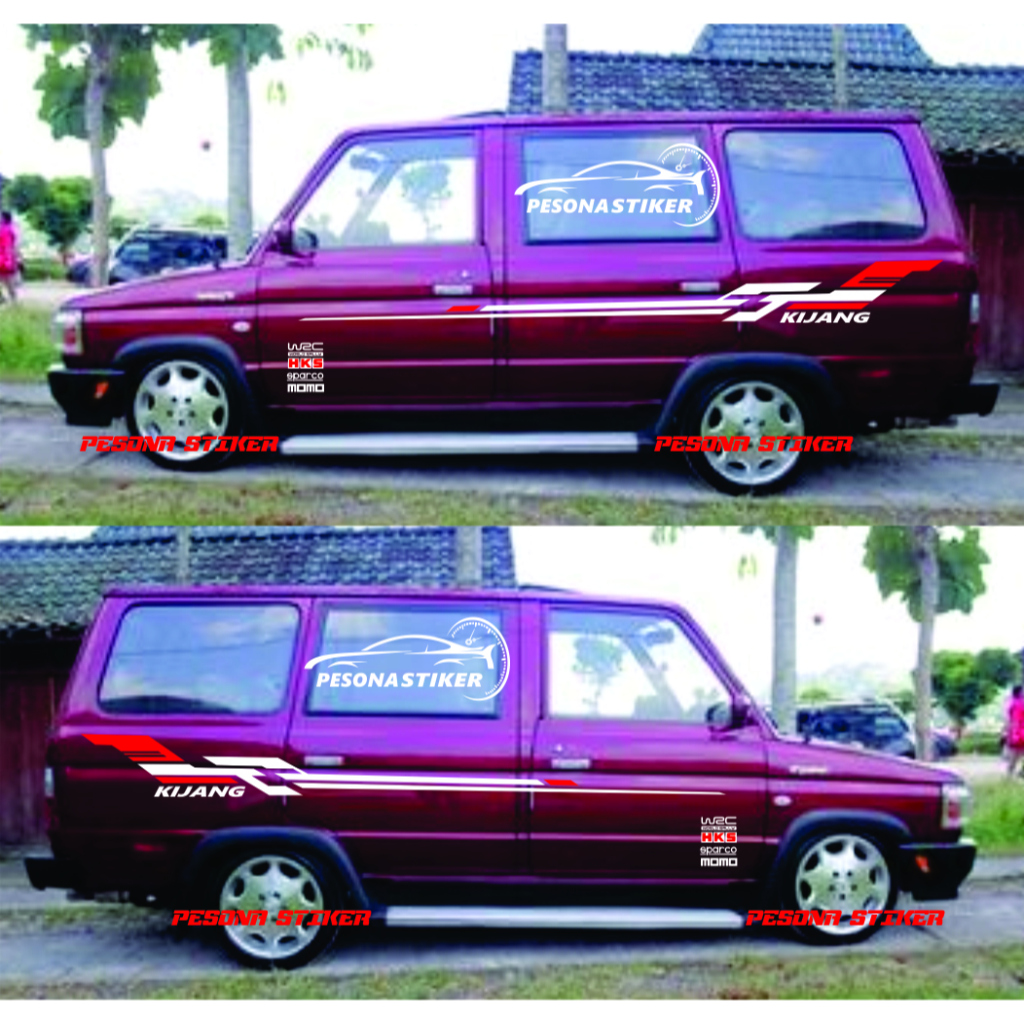 Stiker Mobil Kijang Super Stiker Body Kijang Super Stiker Kijang Super