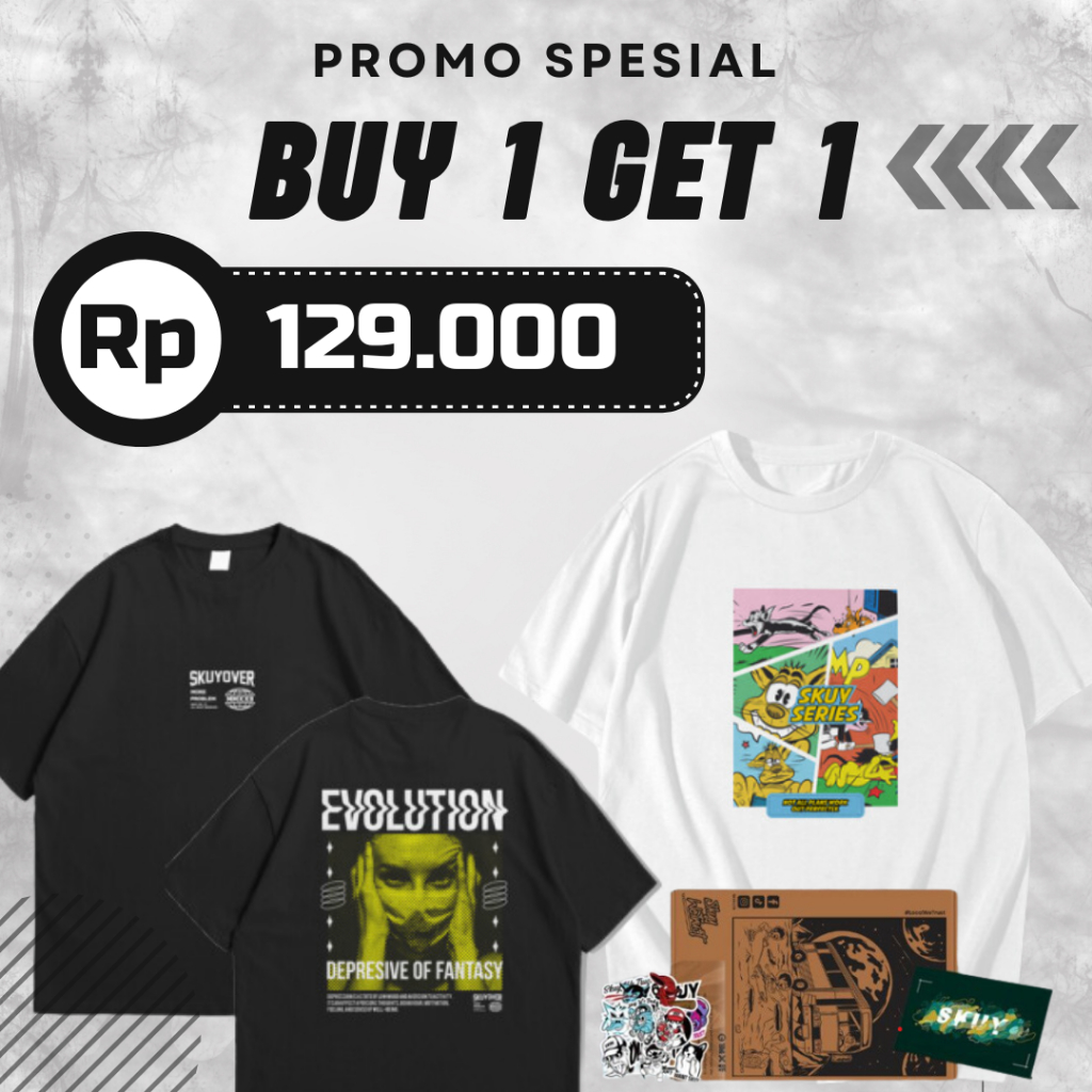 Kaos cewek Kaos Distro Dewasa Buy 1 Get 1 | Baju Kaos Unisex Skuy.Ltd Buy 1 Get 1 | Baju Kaos Pria O