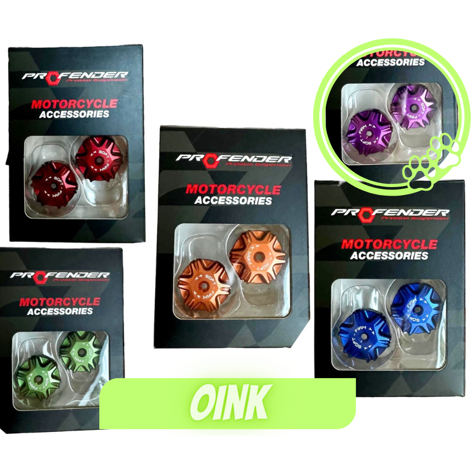 Knob Adjuster Setelan Cover Click CNC Shock Profender