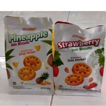 

Biskitop jam biscuit biskuit selai NENAS / STRAWBERRY per varian 85gr