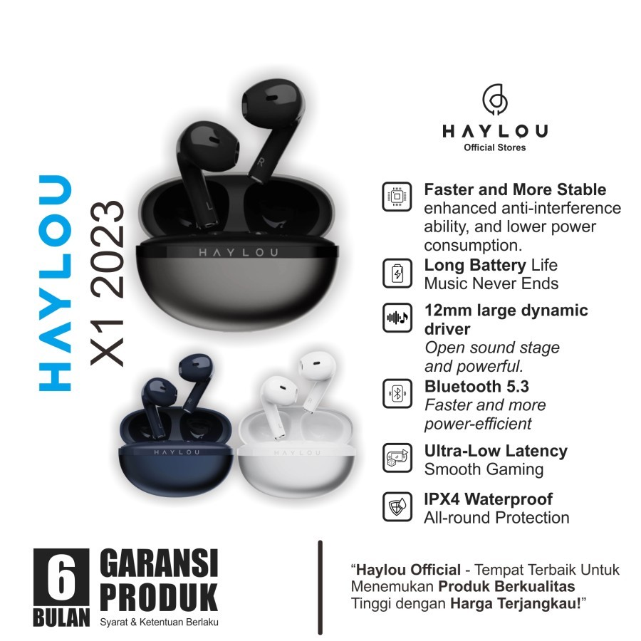 Haylou X1 Neo 2023 TWS True Wireless Bluetooth Earbuds Headset Earphone GT7 Pro