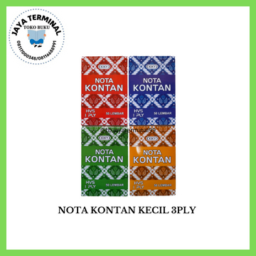 

KIKY Nota Kontan 1,2,3 Ply Kecil (Uk. 10.5 x 15.5 cm) - 1 Buku