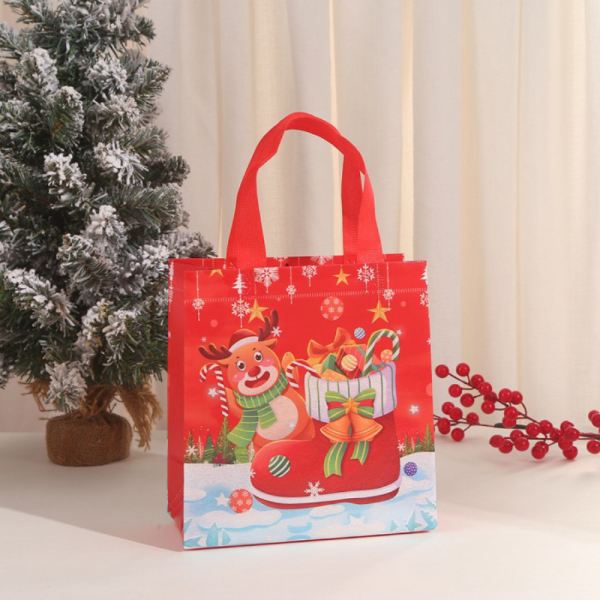 

Unik Tas spundbond natal goodie bag natal goodiebag hampers natal tas natal - MOTIF B 22x11x23cm Berkualitas