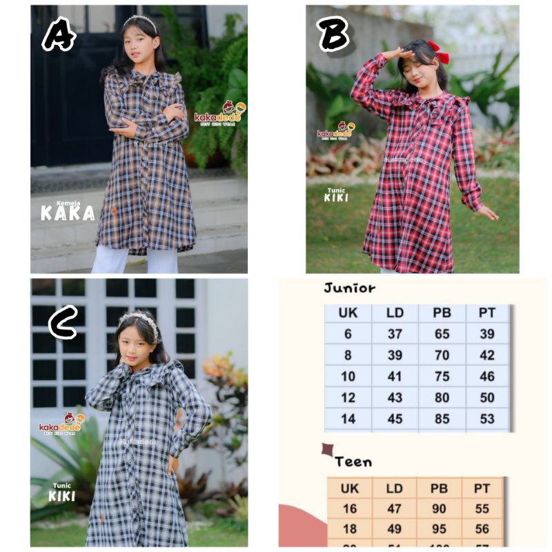 TUNIK FLANEL BY KAKADEDE