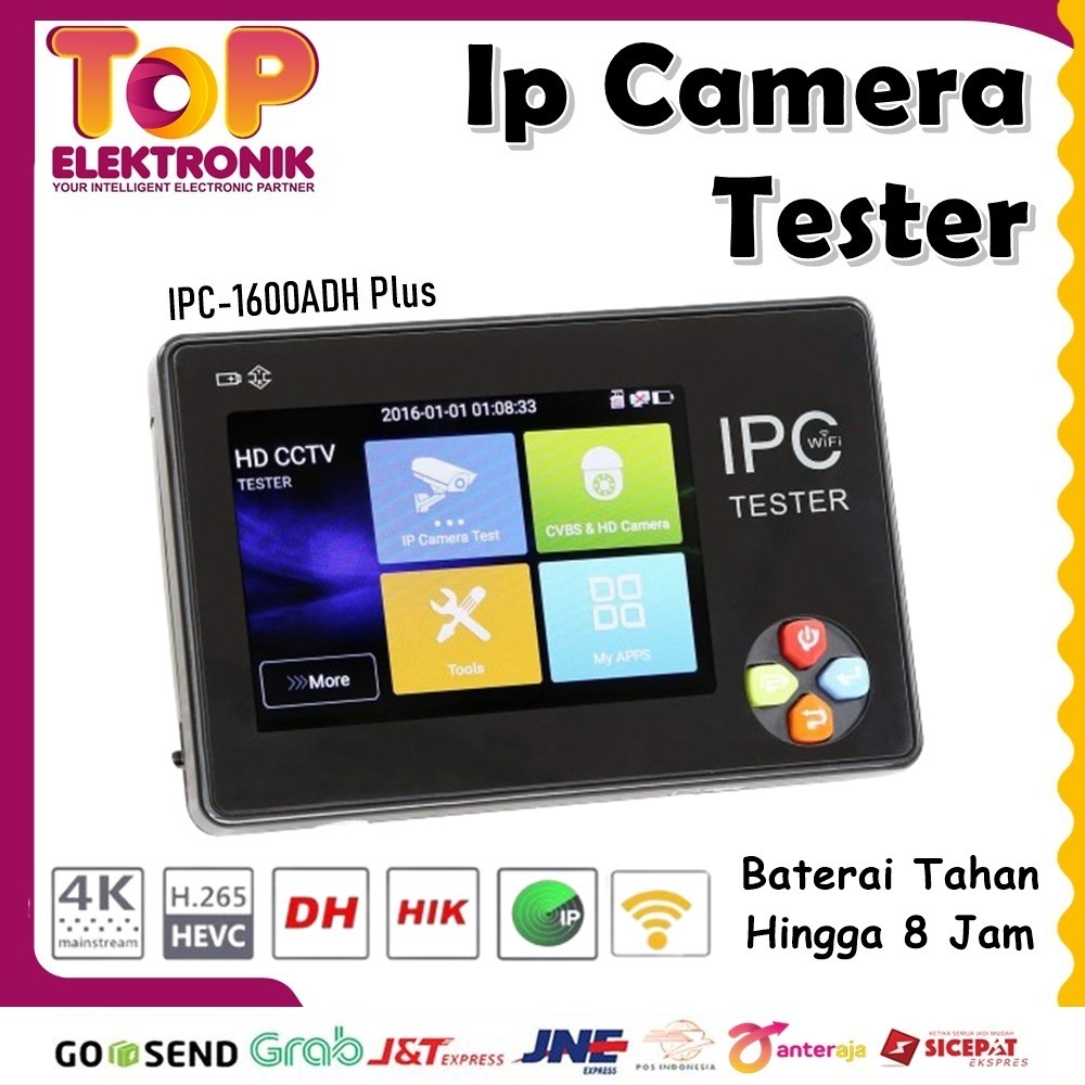 IP Cam Tester 4K IPC-1600ADH (Non PoE) TPELEKTRONIK
