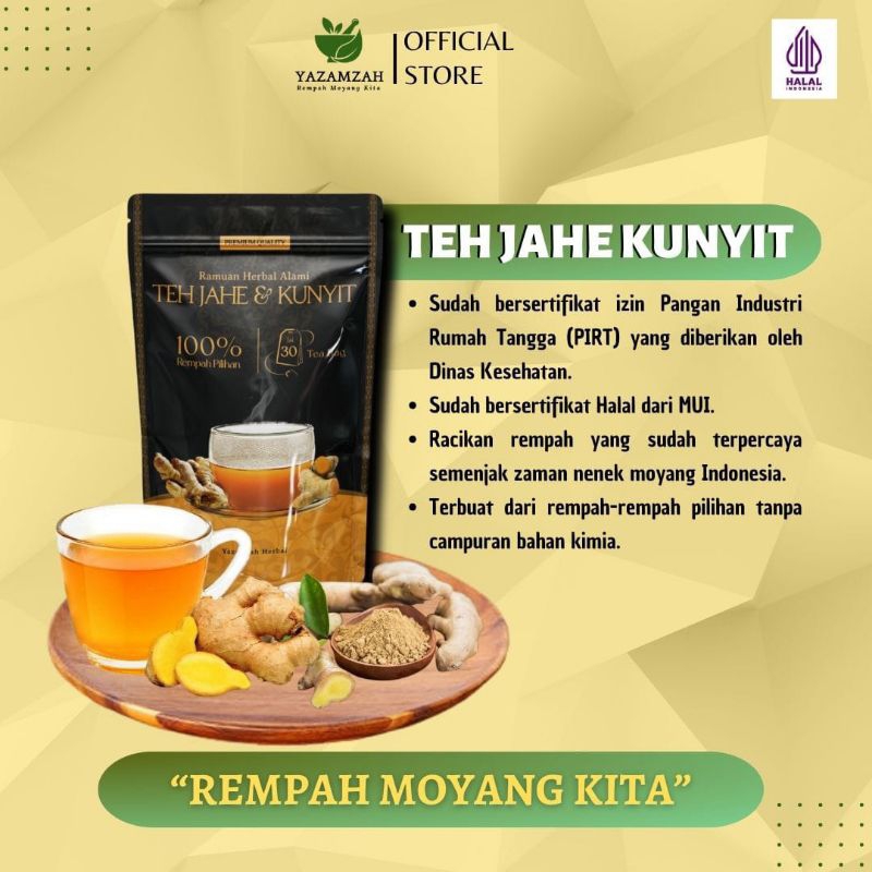 

HERBAL OBAT ASAM URAT || Teh Jahe Kunyit Yazamzah