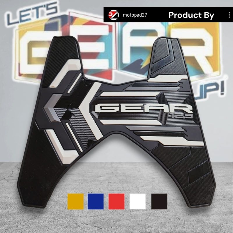 Karpet Gear 125 Karpet mio gear 125 pijkaan Kaki Motor Gear 125