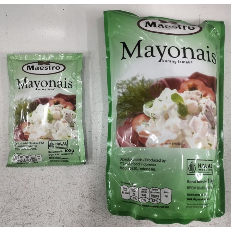 

Maestro Mayonaise 100g / 1kg