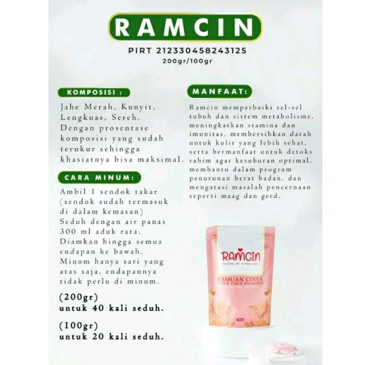 

RAMCIN HERBALOVE | RAMPAI CINTA | RAMCIN DBH | JAMU SEHAT | HERBAMOUR