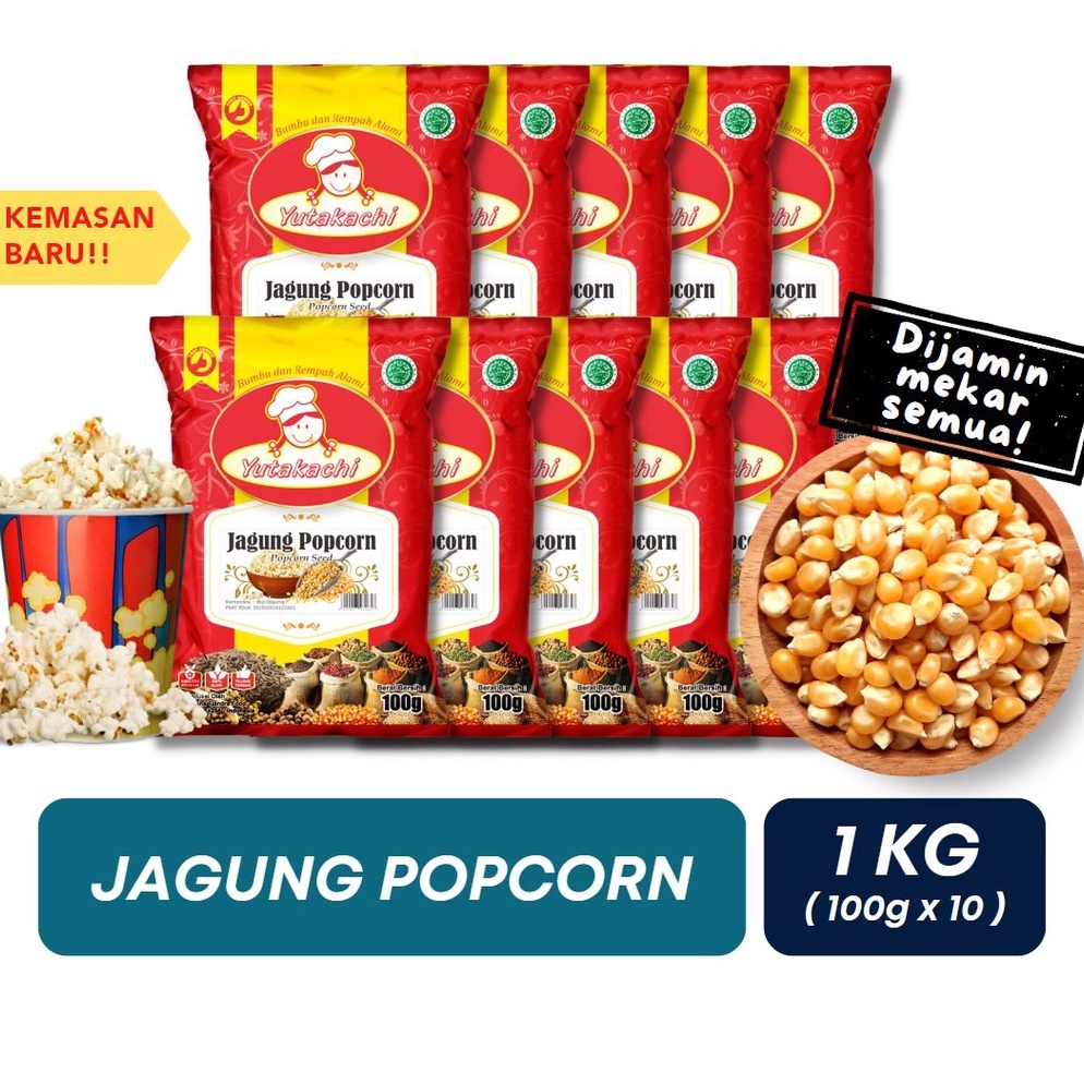 

[RENCENG] Jagung Popcorn uk 100gr (1 renceng isi 10pcs) / Biji Jagung pop corn/ Pusat Bumbu Readystock