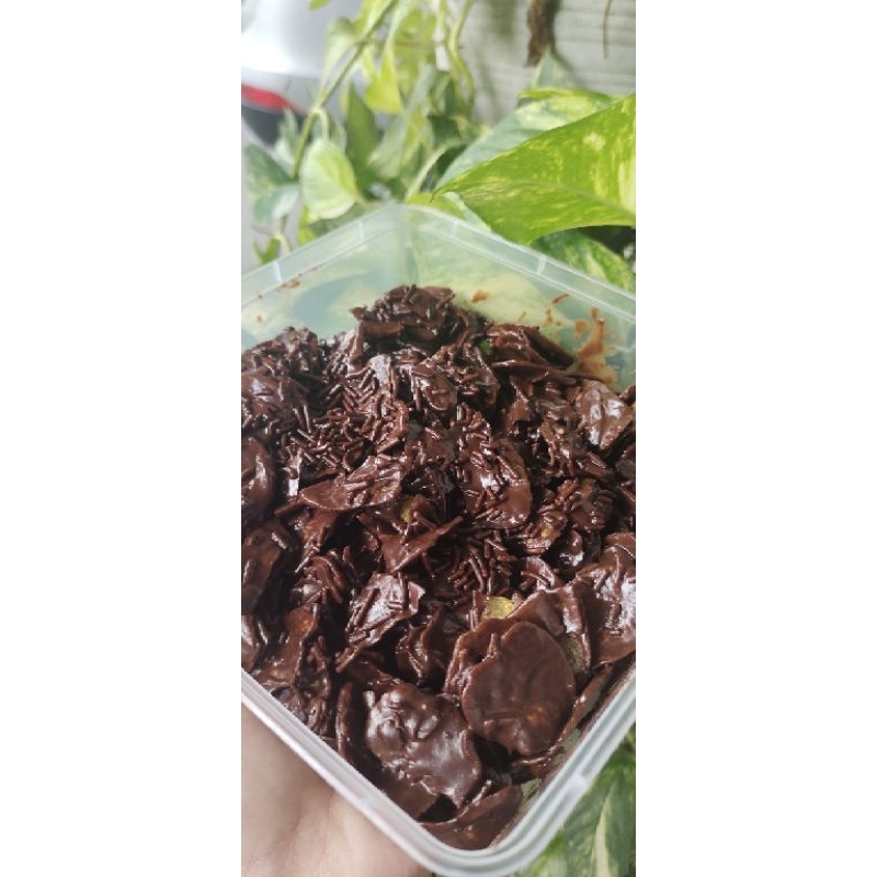 

Keripik Pisang Lumer MAMIQU rasa coklat,vanila ukuran 250gr