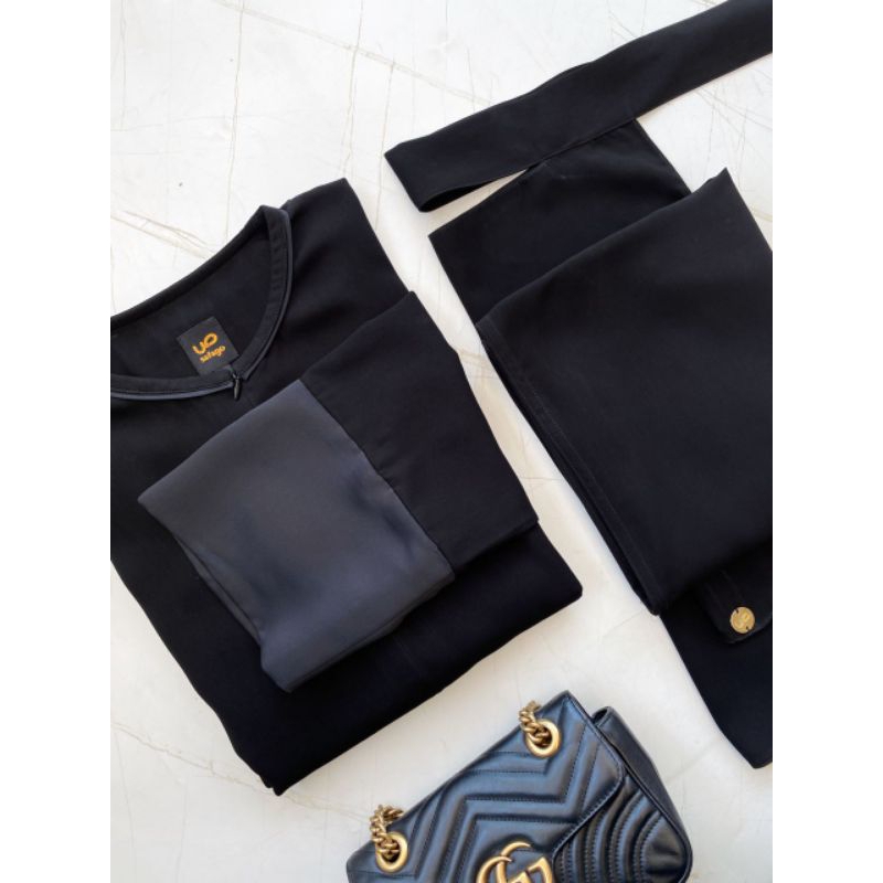 NAADHIRA set (gamis, Khimar, niqab)