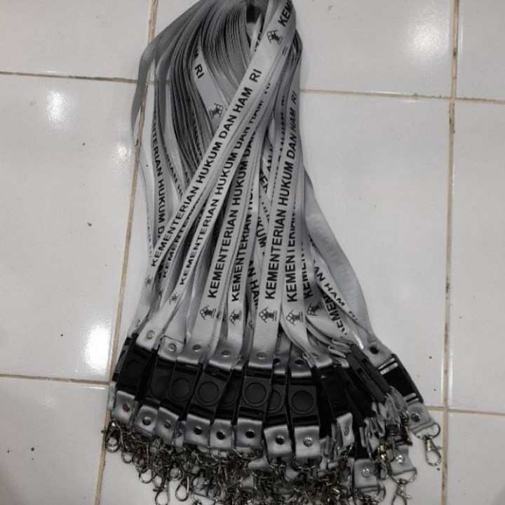 

Ready lanyard logo pengayoman terbaru Model Terkini