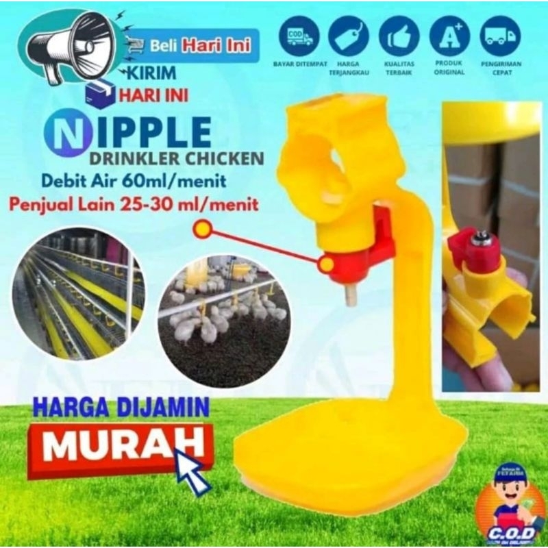 Nipel Nepel Nipple Ayam Broiler Petelur Puyuh Bahan Berkwalitas