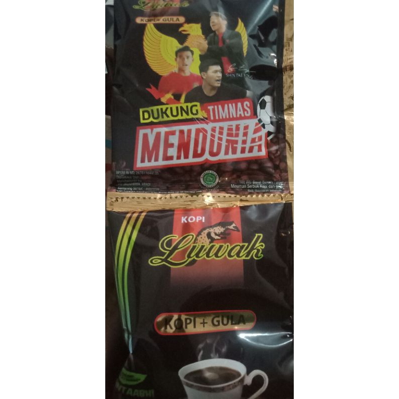 

Luwak Kopi + Gula Rentengan Isi 15 Sachet