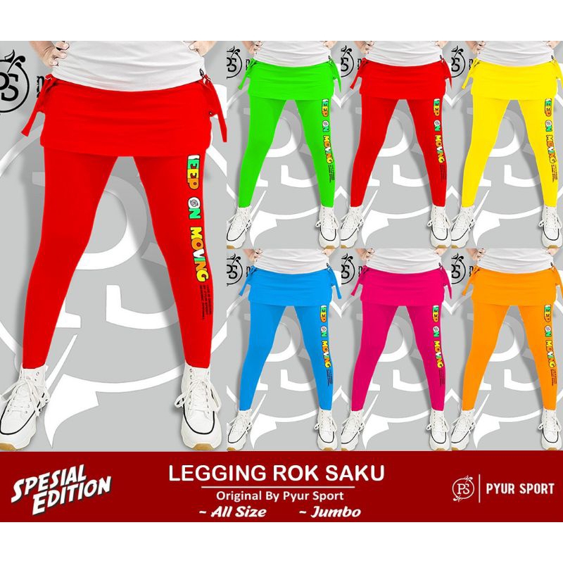 Leging Rok Saku untuk Olahraga Senam Zumba Aerobic dance gym