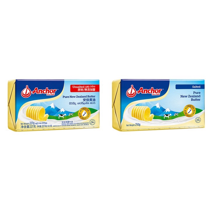 

Terkini ANCHOR SALTED / UNSALTED / BUTTER / MENTEGA 227 Gram Diskon )V