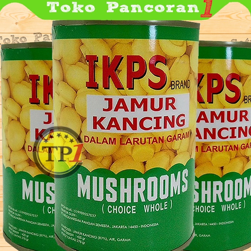 

[✺M73/] Jamur Kancing Kaleng IKPS 425 Gram Whole Mushroom Dalam Kaleng [92]