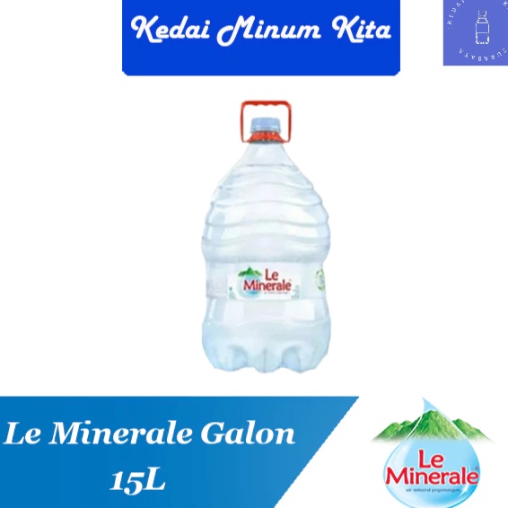 

[QWA] Le Minerale Galon (15L) ➚COD