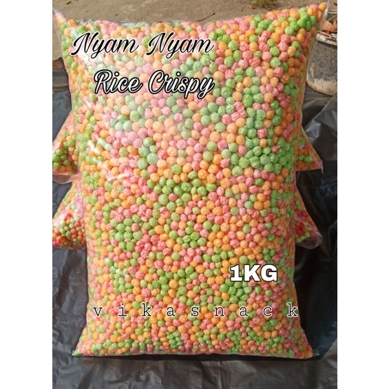 

[♥N29➤] Nyam Nyam Rice Crispy Kiloan Netto 1kg [70]