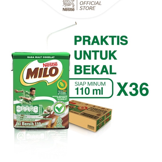 

[N6K] MILO ACTIV-GO UHT Cmbk 36x110ml ✫Jual