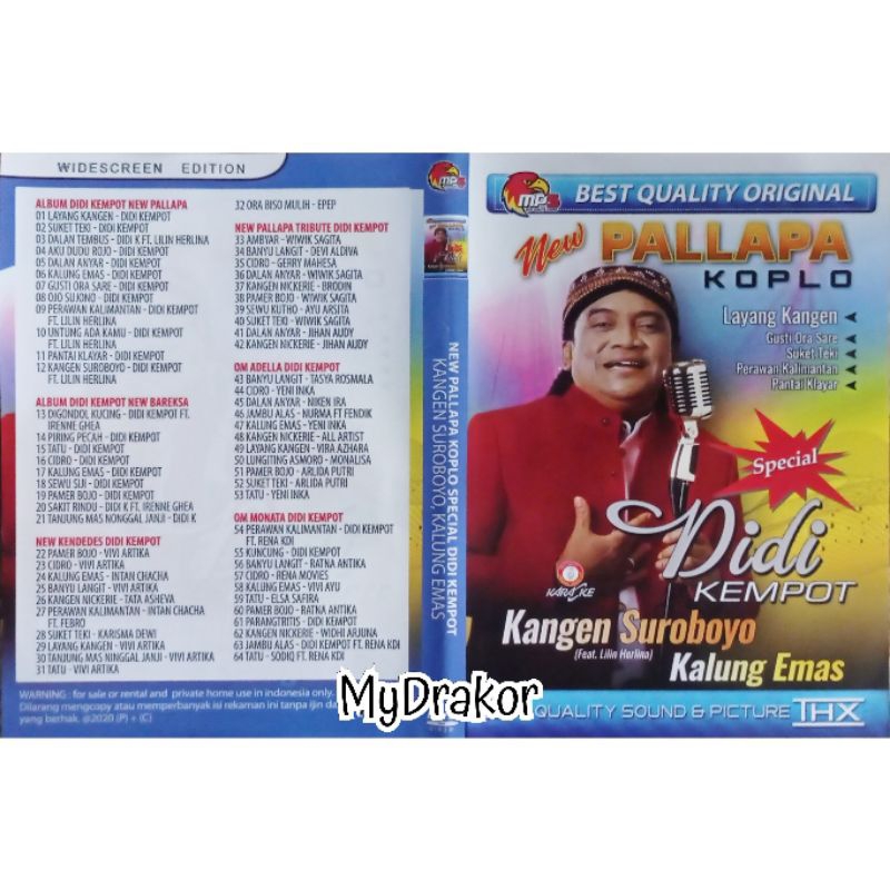 kaset video lagu Mp5 New Pallapa Koplo Didi kempot