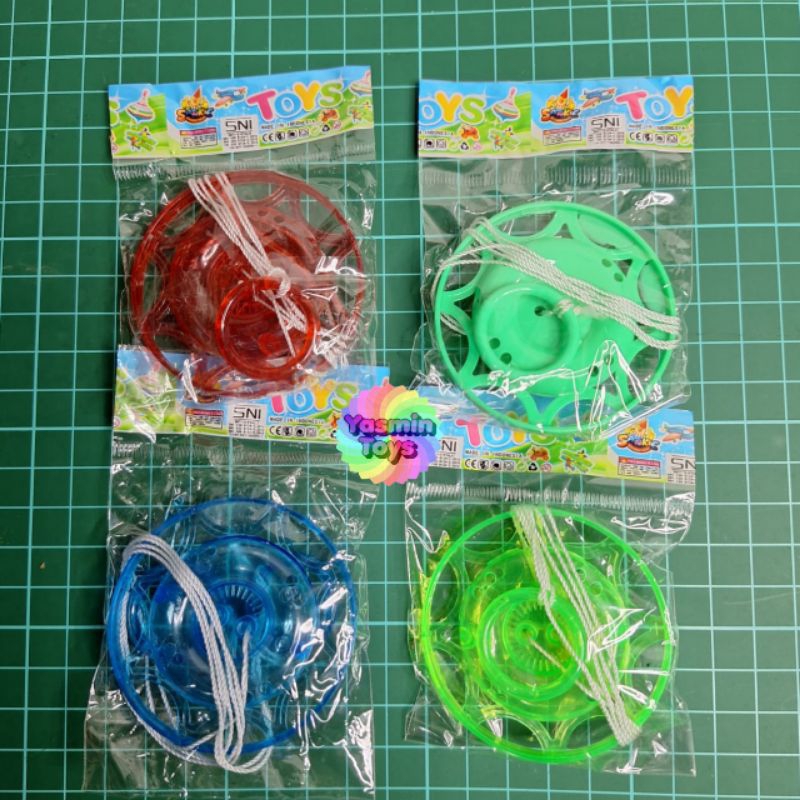 Mainan jadul Jantra plastik/ Gasing Tarik plastik Murah