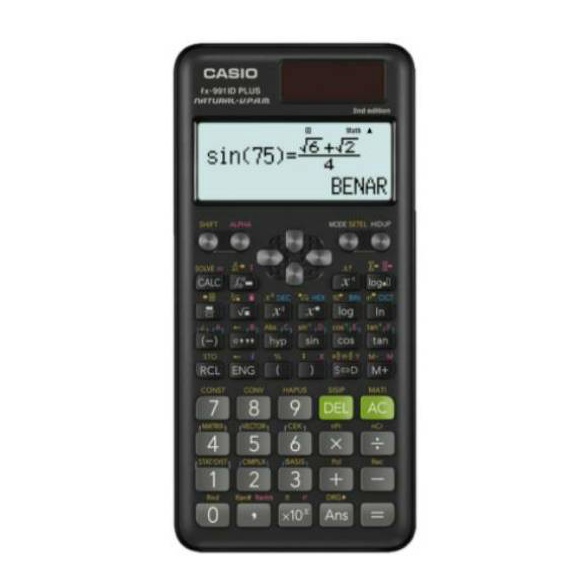 

Buruan Beli ORIGINAL CASIO FX 991 ID PLUS KALKULATOR ILMIAH/SEKOLAH - SCIENTIFIC CALCULATOR Best