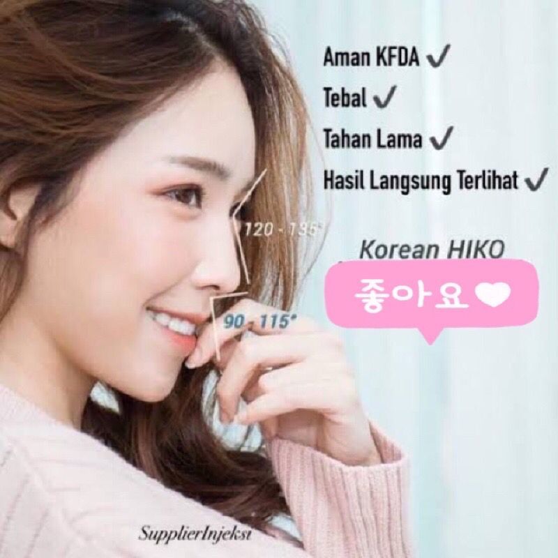 Benang Hidung Premium Kualitas Tebal + Tahan Lama + Natural Korean Nose isi 2 pcs