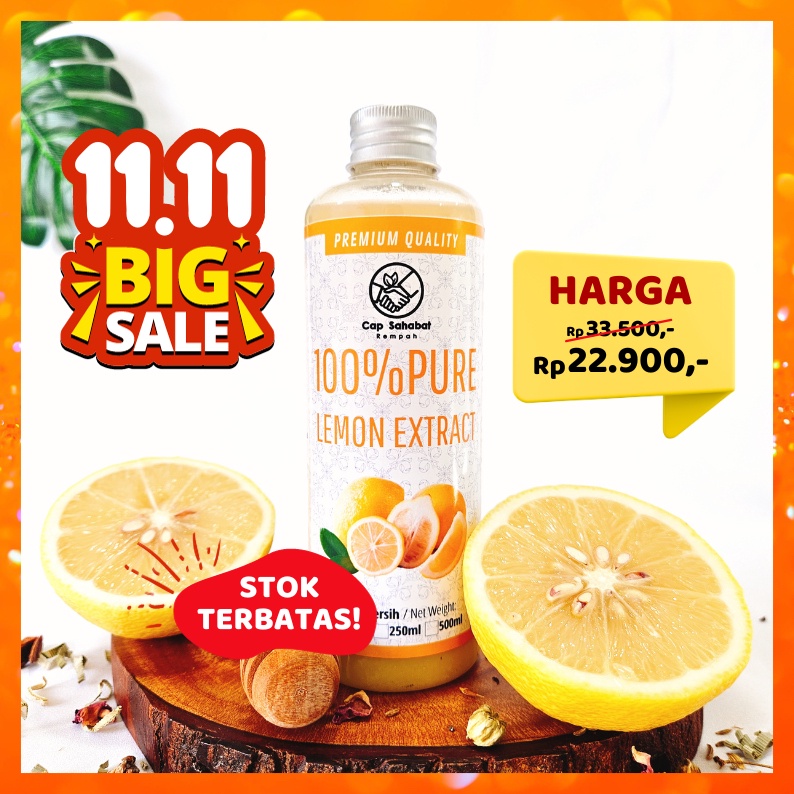 

L@@ri3 250ml Pure Lemon Extract / Sari Lemon Murni / Jus Lemon Murni 100% PREMIUM QUALITY Special