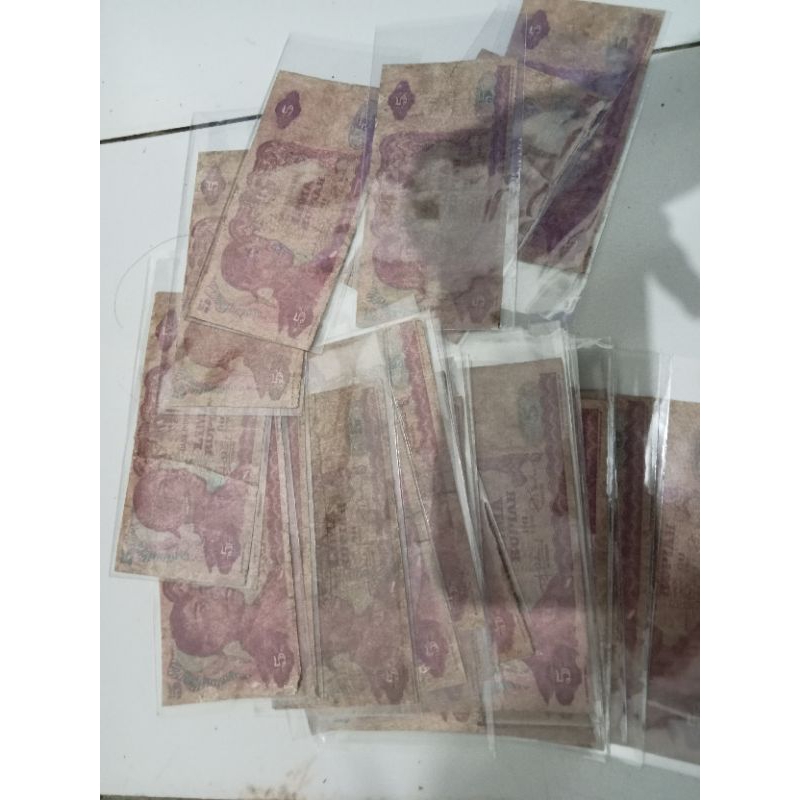 10 lembar 5 rupiah sudirman 1968